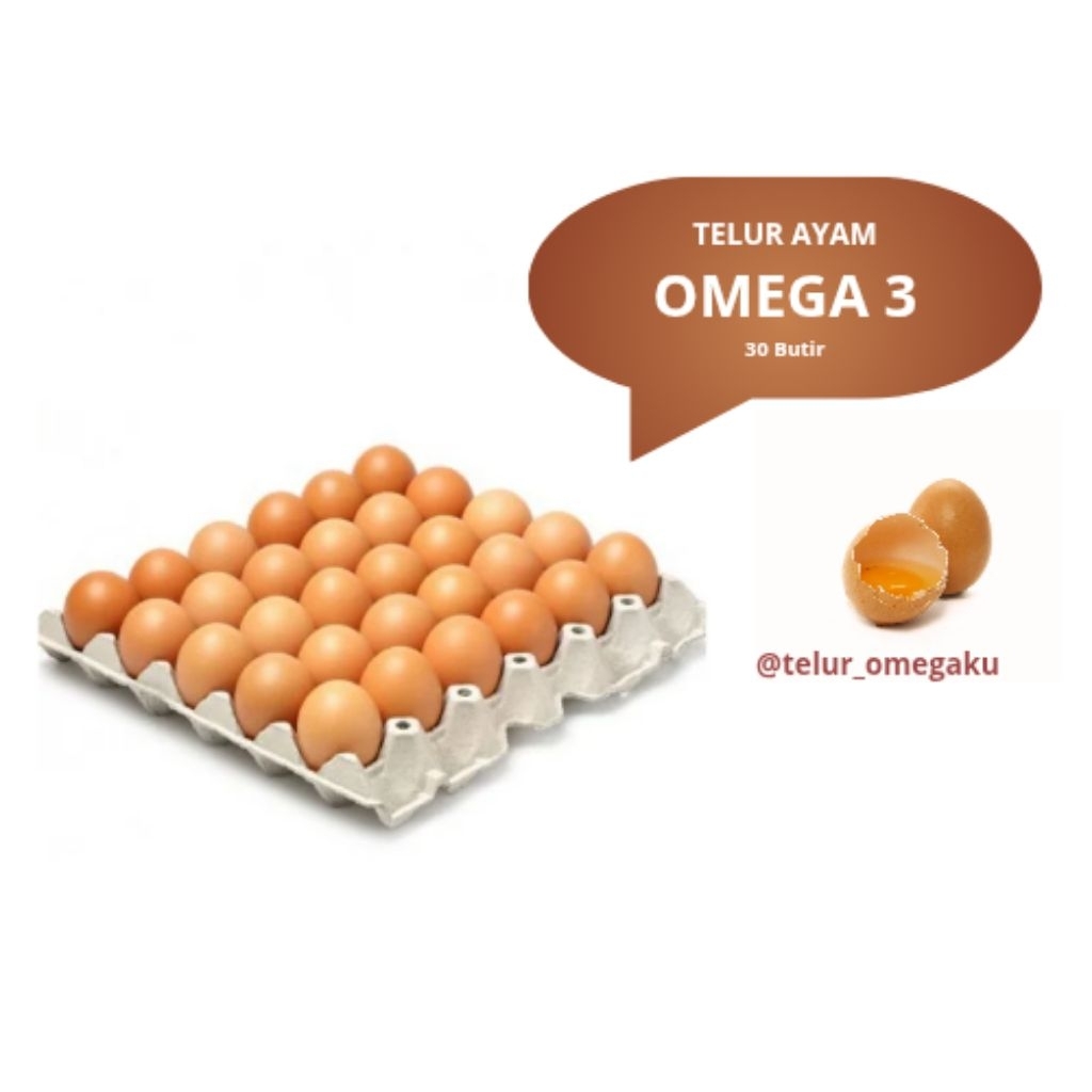 

Telur Omega Grade B (Uk. Sedang)