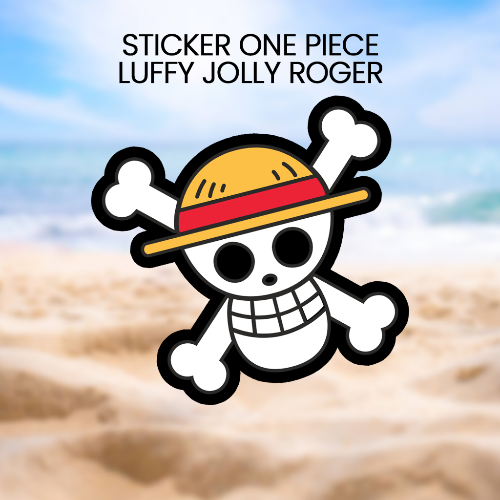 

Kepsnime - Sticker Jolly Roger Lufy - Sticker One Piece