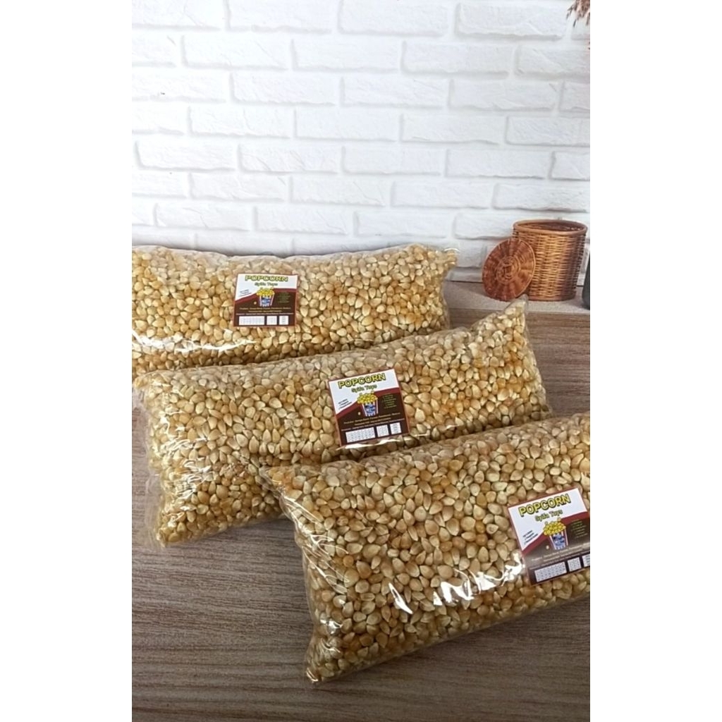 

kemasan 1kg popcorn mentah impor asli