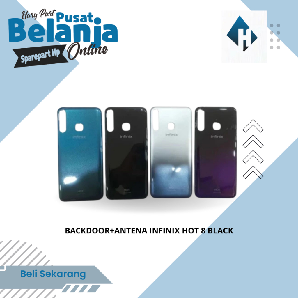 BACKDOOR+ANTENA INFINIX HOT 8 / BACKCOVER+ANTENA INFINIX HOT 8 / CASING BELAKANG INFINIX HOT 8