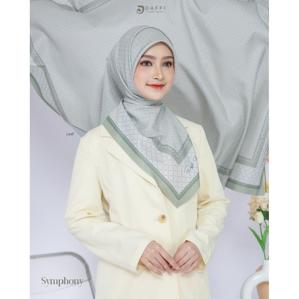 Hijab Daffi - SYMPHONY SCARF - Segi Empat Terbaru