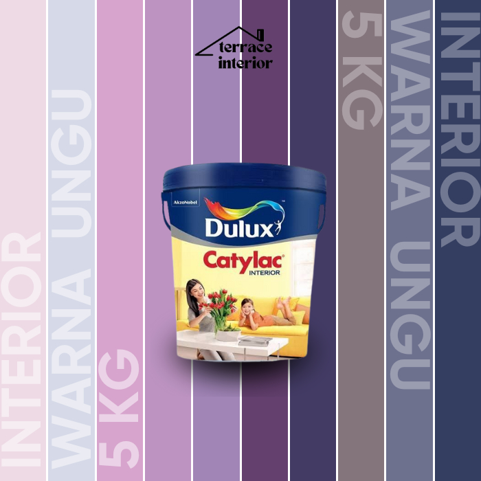 Cat Tembok Dulux Catylac Interior Warna Ungu 5KG