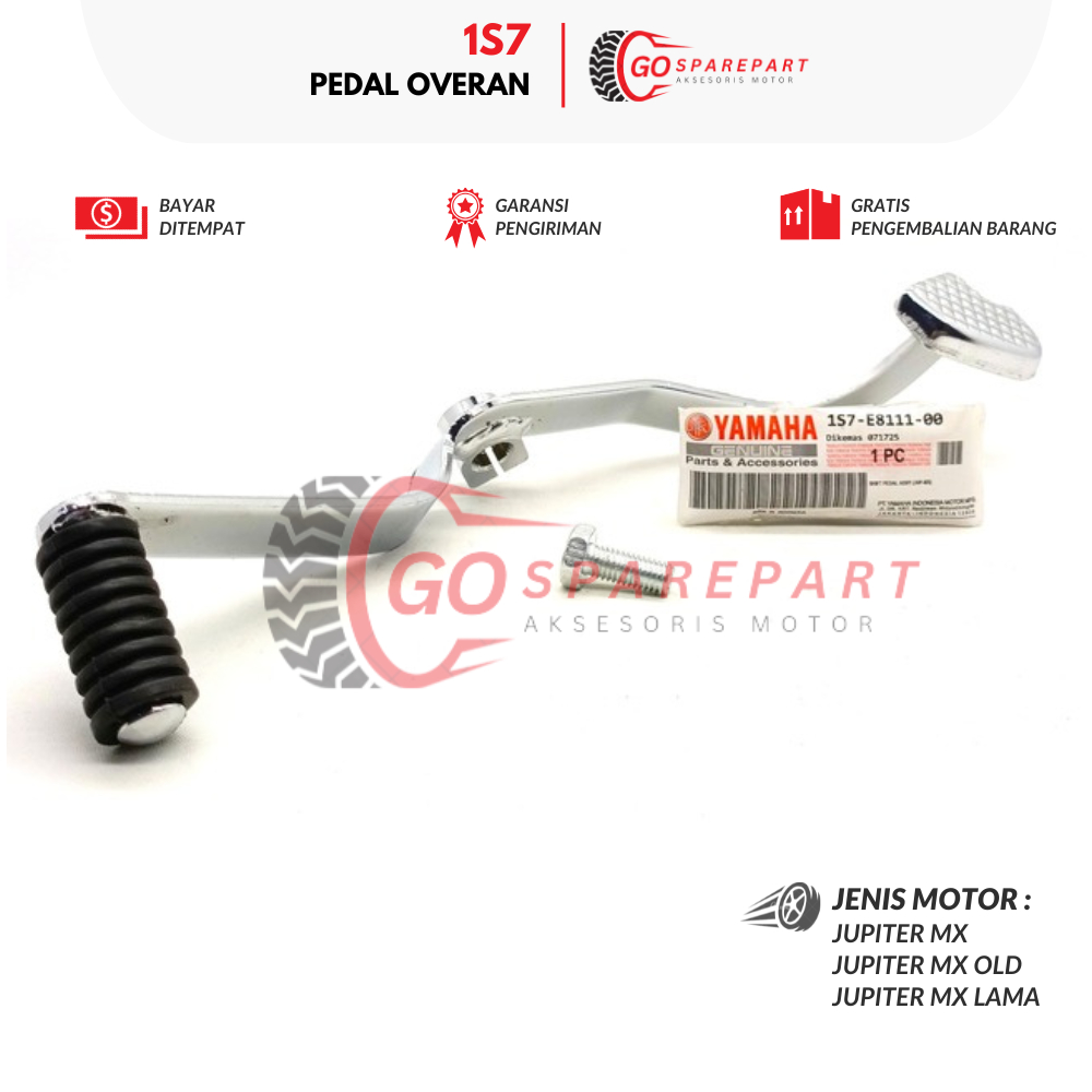 1S7 PEDAL OVERAN MOTOR YAMAHA JUPITER MX / PEDAL GIGI MOTOR JUPITER MX / TUAS PERSNELING / OVERAN GI