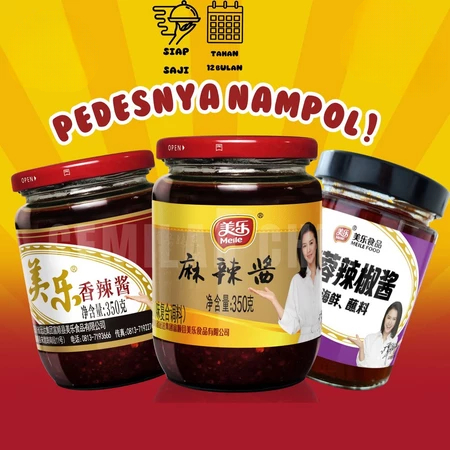 

Halal Meile Chili Sauce Sambal Spicy Chili Mala Saos Bawang Putih Pedas