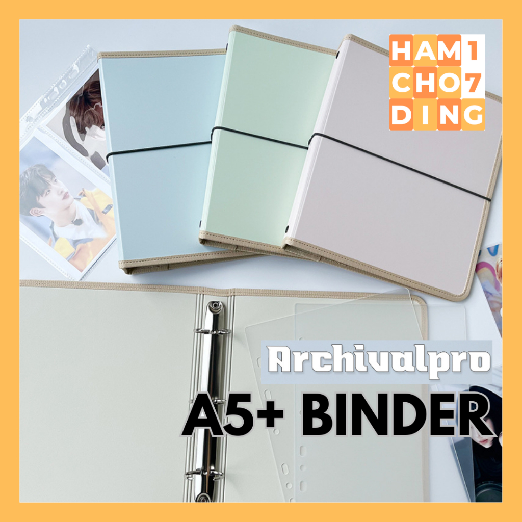 Binder Kolbuk MPC/ Postcard 3 ring A5+ Archivalpro