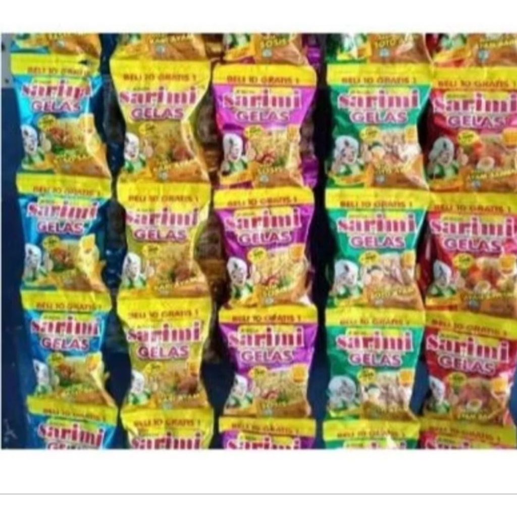 

Sarimi gelas per 1 picis