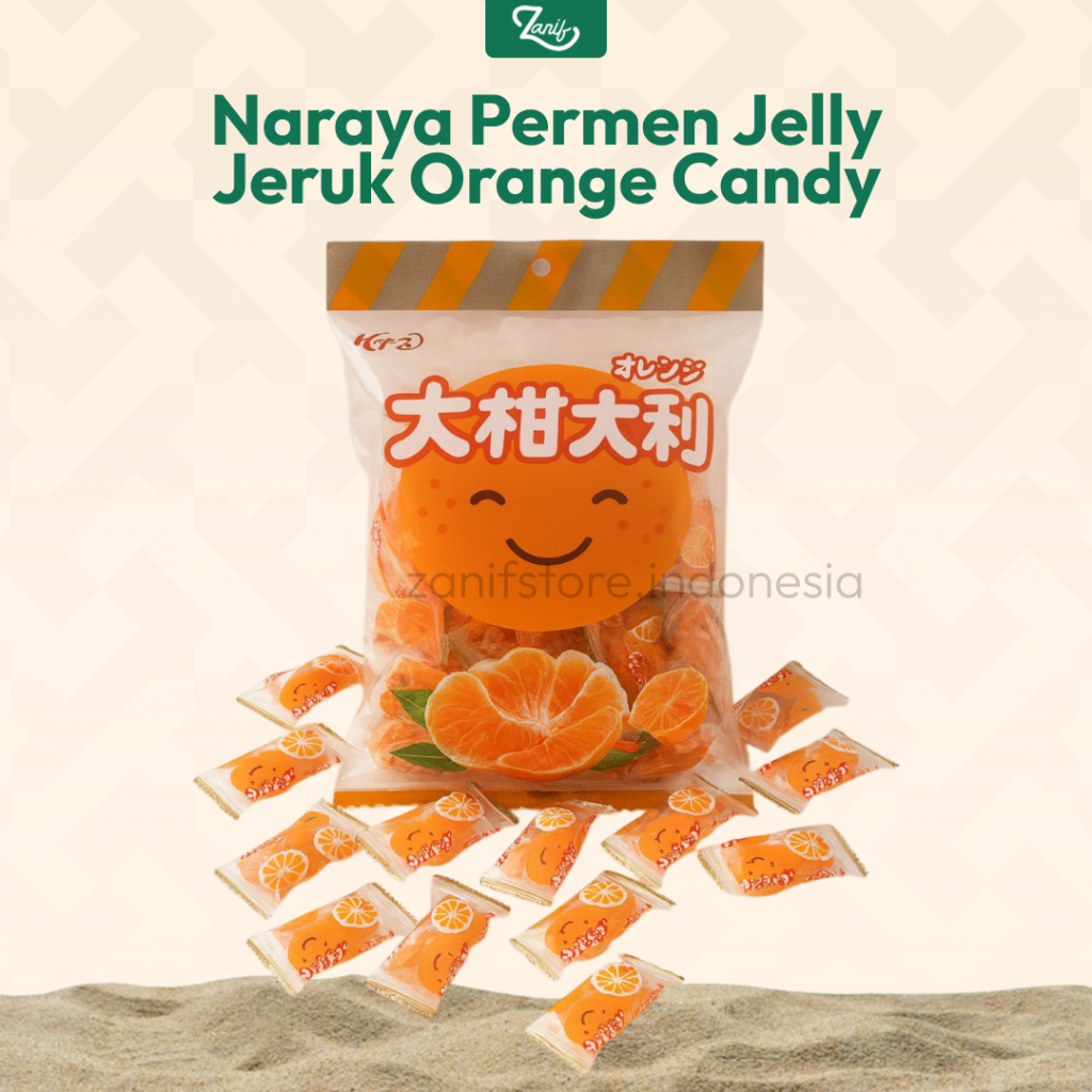 

Zanif Store - Hoopie Naraya Permen Jelly Jeruk Orange Candy 500gr | Permen Jeruk | Jelly Jeruk