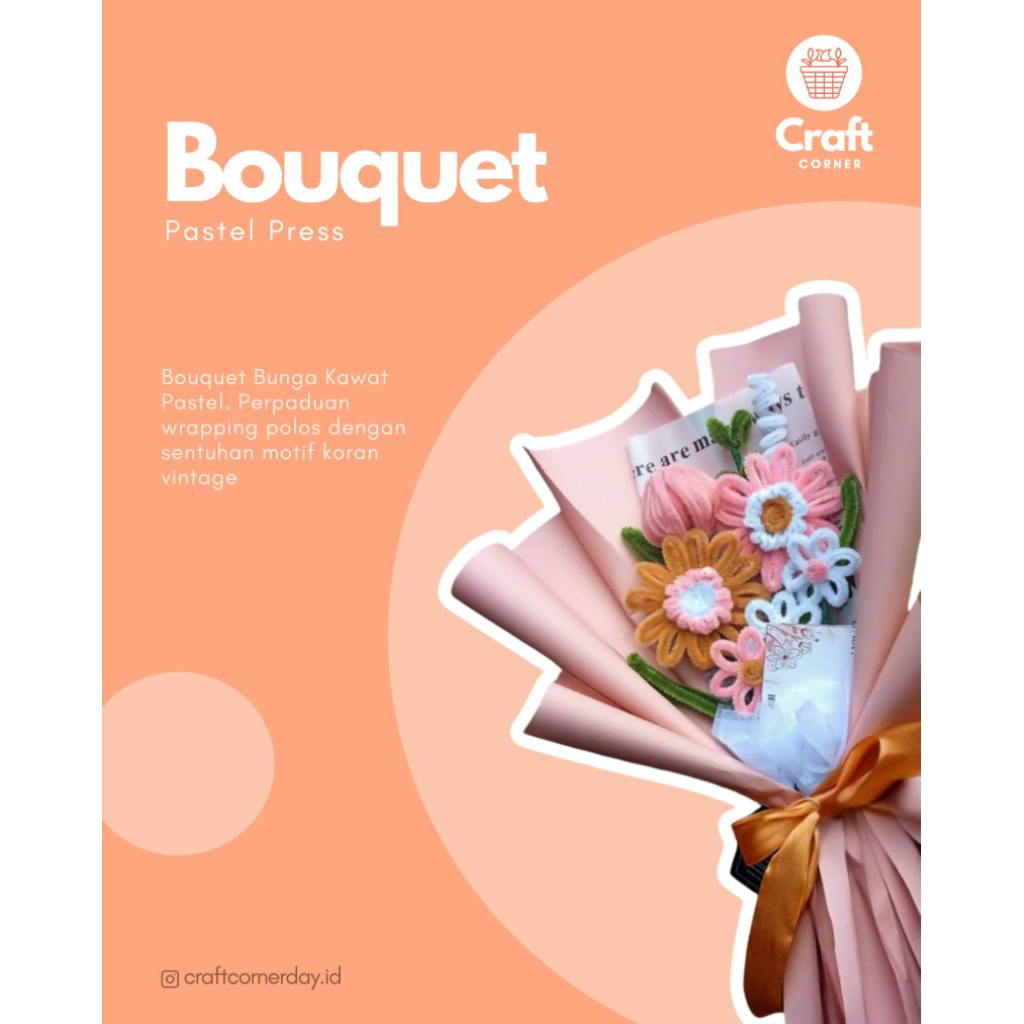 Bouquet Murah (Pastel Press)