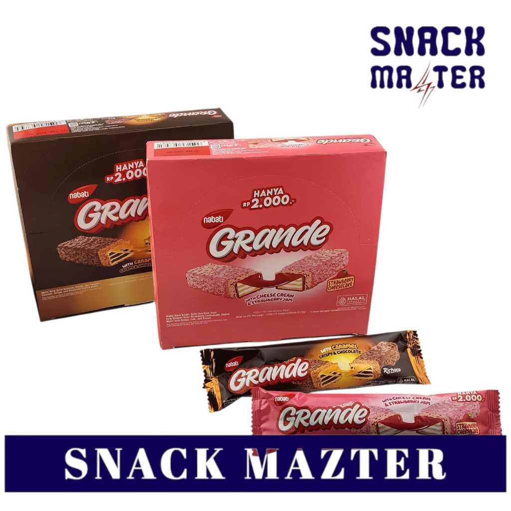 

Nabati Grande Wafer Caramel Crsipy - Netto 10 bks x 22 gr