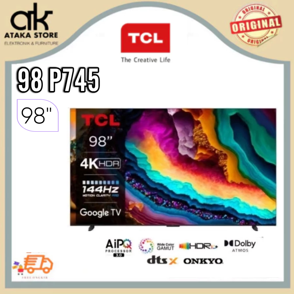 TV LED TCL 98P745 98 INCH TCL 4K UHD TV