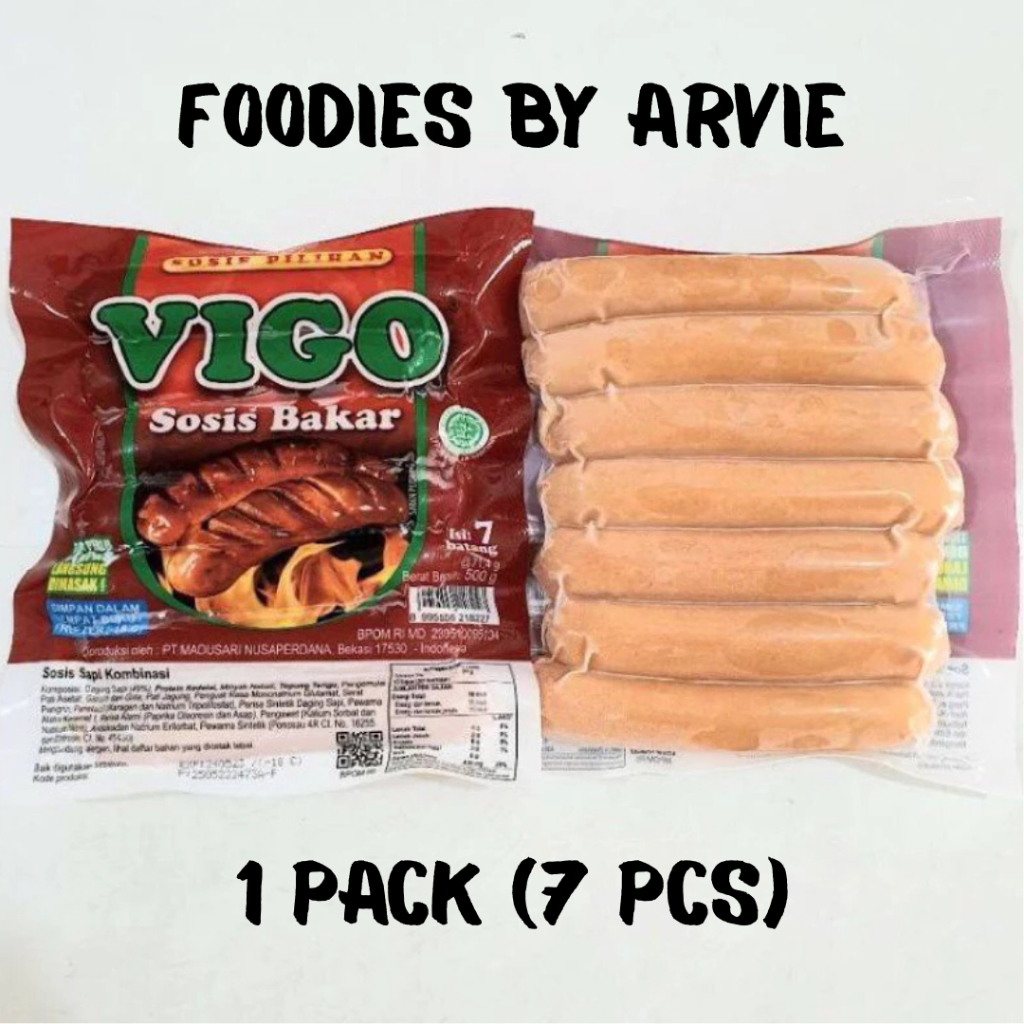 

SOSIS BAKAR VIGO 550 GR (ISI 7 PCS)