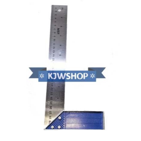 Penggaris Siku Tukang Stainless 12" Siku Teknik 12" Siku Tukang 12 Inch Siku Serbaguna 12Inch