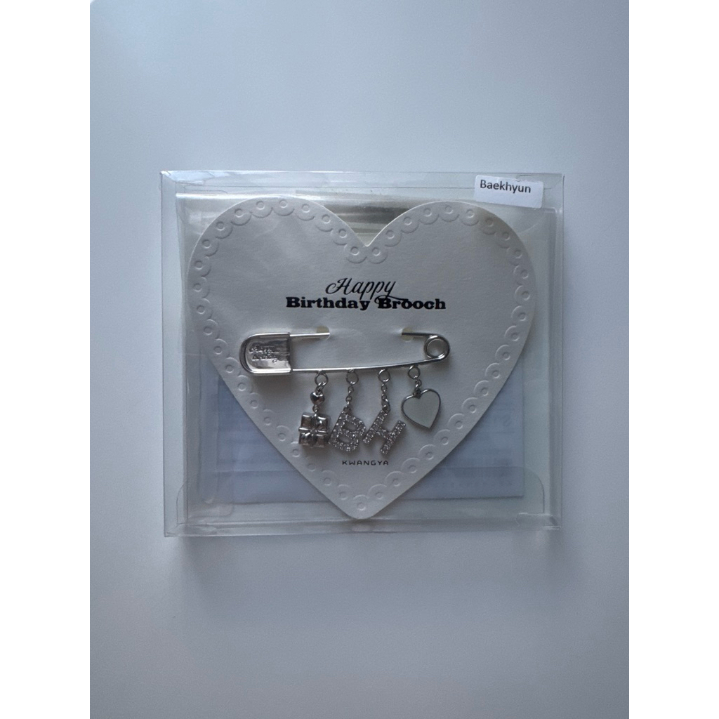 SM Baekhyun Birthday Brooch KWANGYA