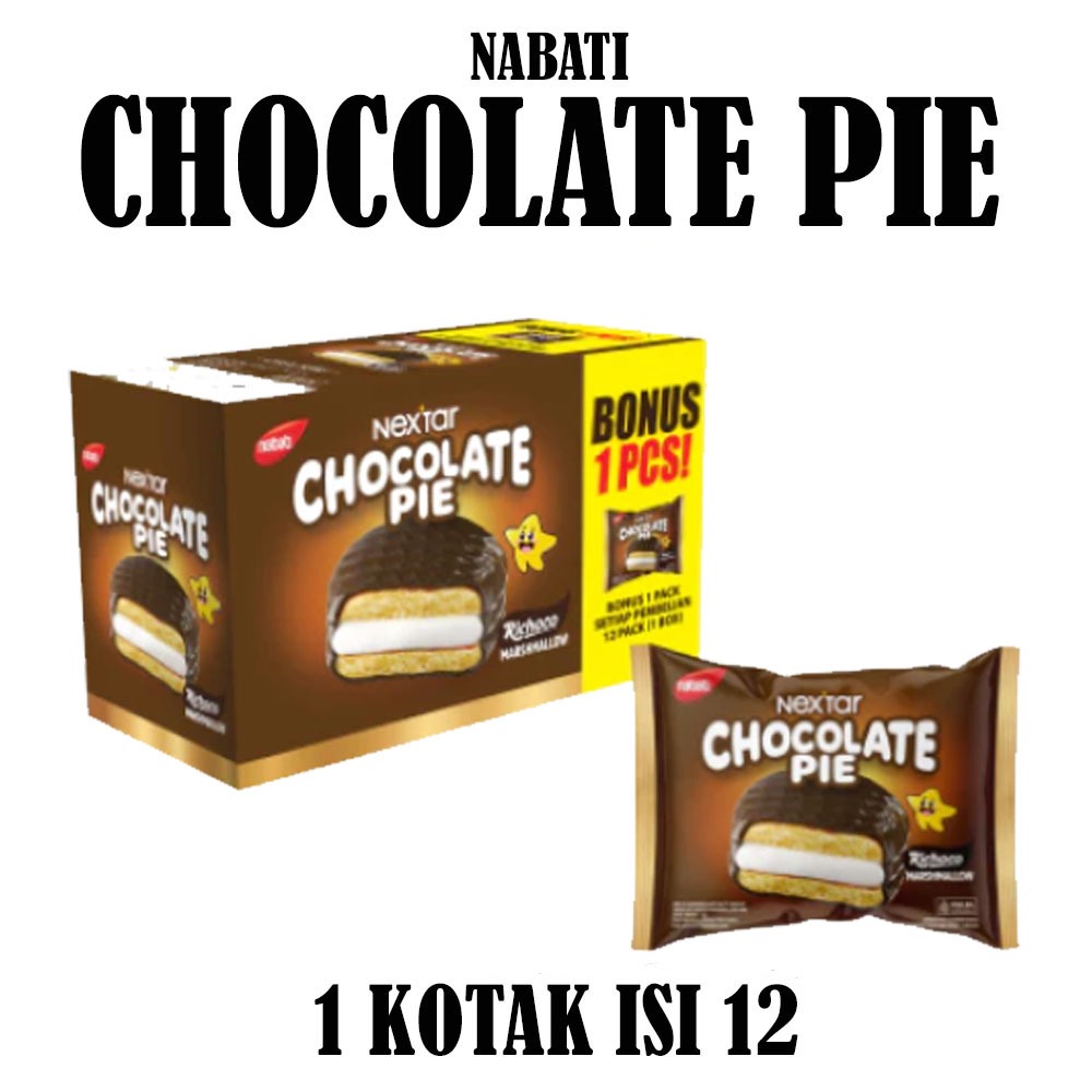 

NABATI NEXTAR CHOCOLATE PIE KOTAK ISI 12