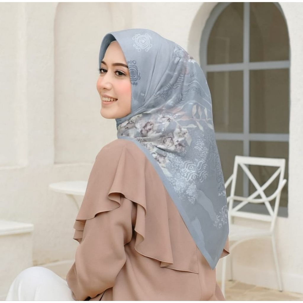 PROMO / TANSYA ABU / JILBAB VOAL PREMIUM / GROSIR HIJAB / HIJAB SEGI EMPAT / VOAL MOTIF PREMIUM / DE