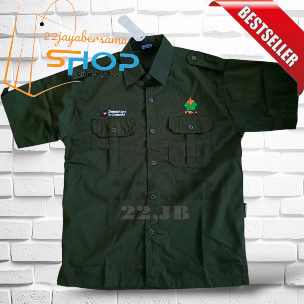 Kemeja PTPN 4 Danantara Indonesia • Baju Kemeja Danantara Indonesia ptpn4 • Seragam ptpn4 Terbaru fu