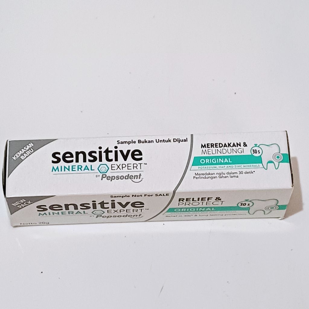 Pepsodent Sensitive  Expert DENGAN DUS Mini Travel Size 20gr