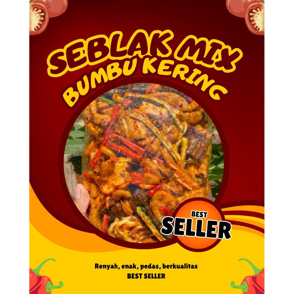 

bumbu kering seblak mix1kg, seblak mix viral, seblak campur l