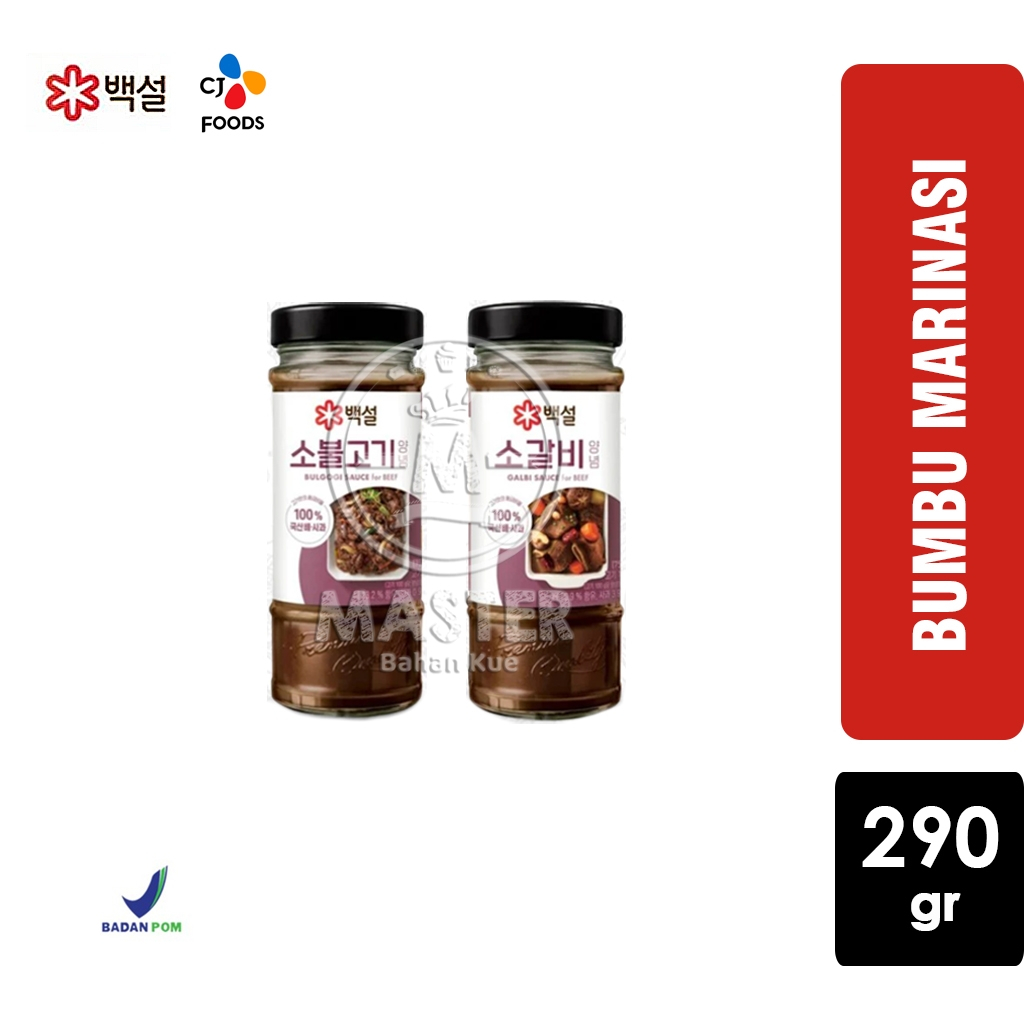 

Saus Marinasi BEKSUL Korean Sauce Marinade Rasa BEEF Bulgogi / IGA Galbi [Botol Kaca 290gr]