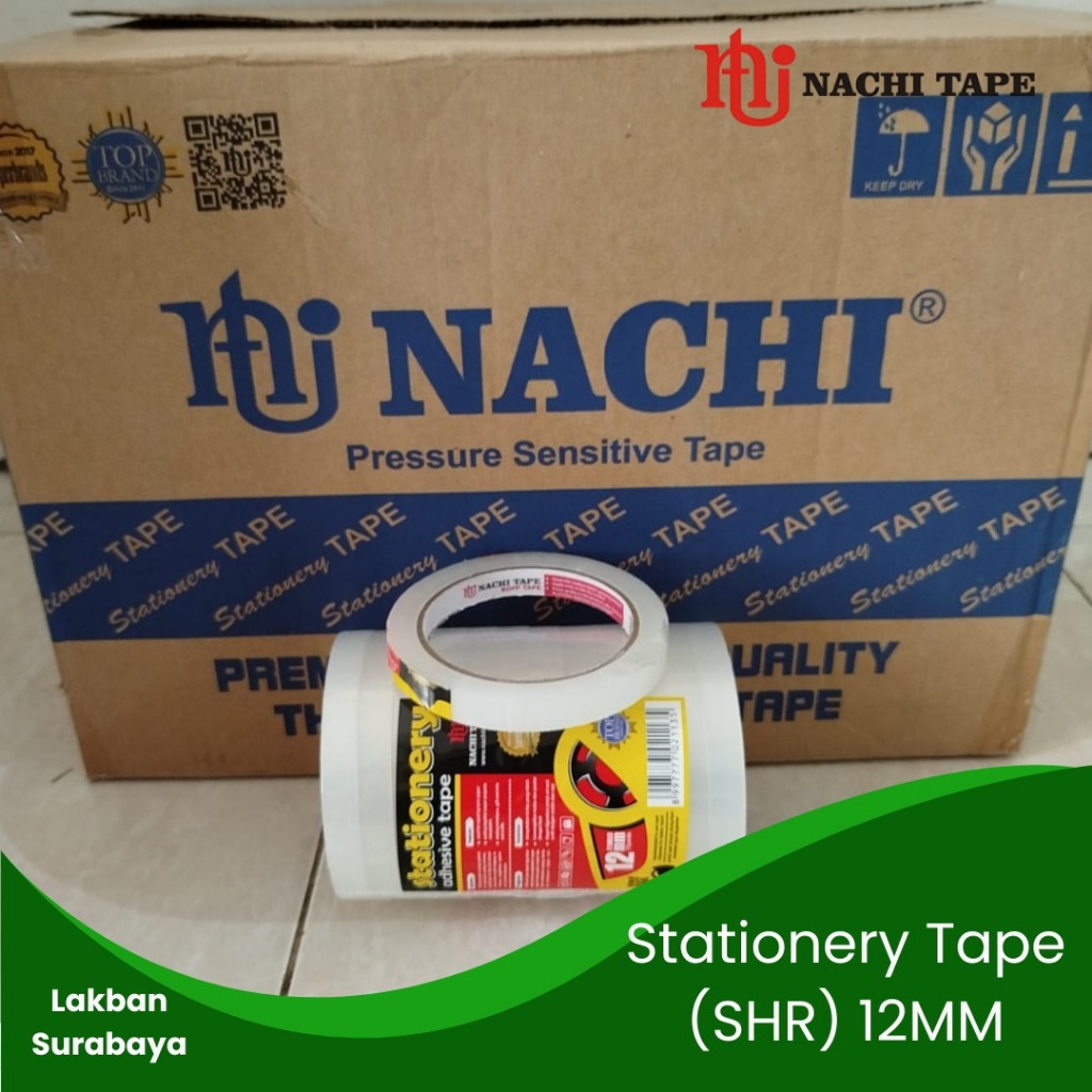 

Isolasi Nachi Stasionary 1/2 inch / 12mm x 72 Yard PerPcs