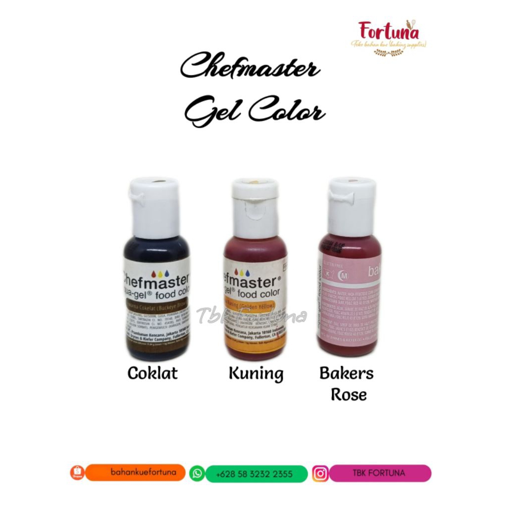

Chefmaster Gel color 20gr(1pcs)