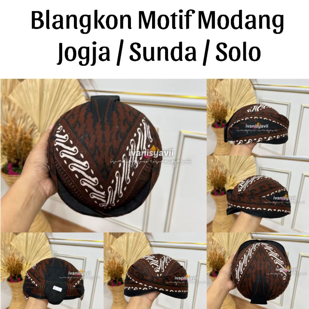 Blangkon  Modang - Solo / Sunda / Jogja | Blangkon Among Tamu, Bs Bsun Bj