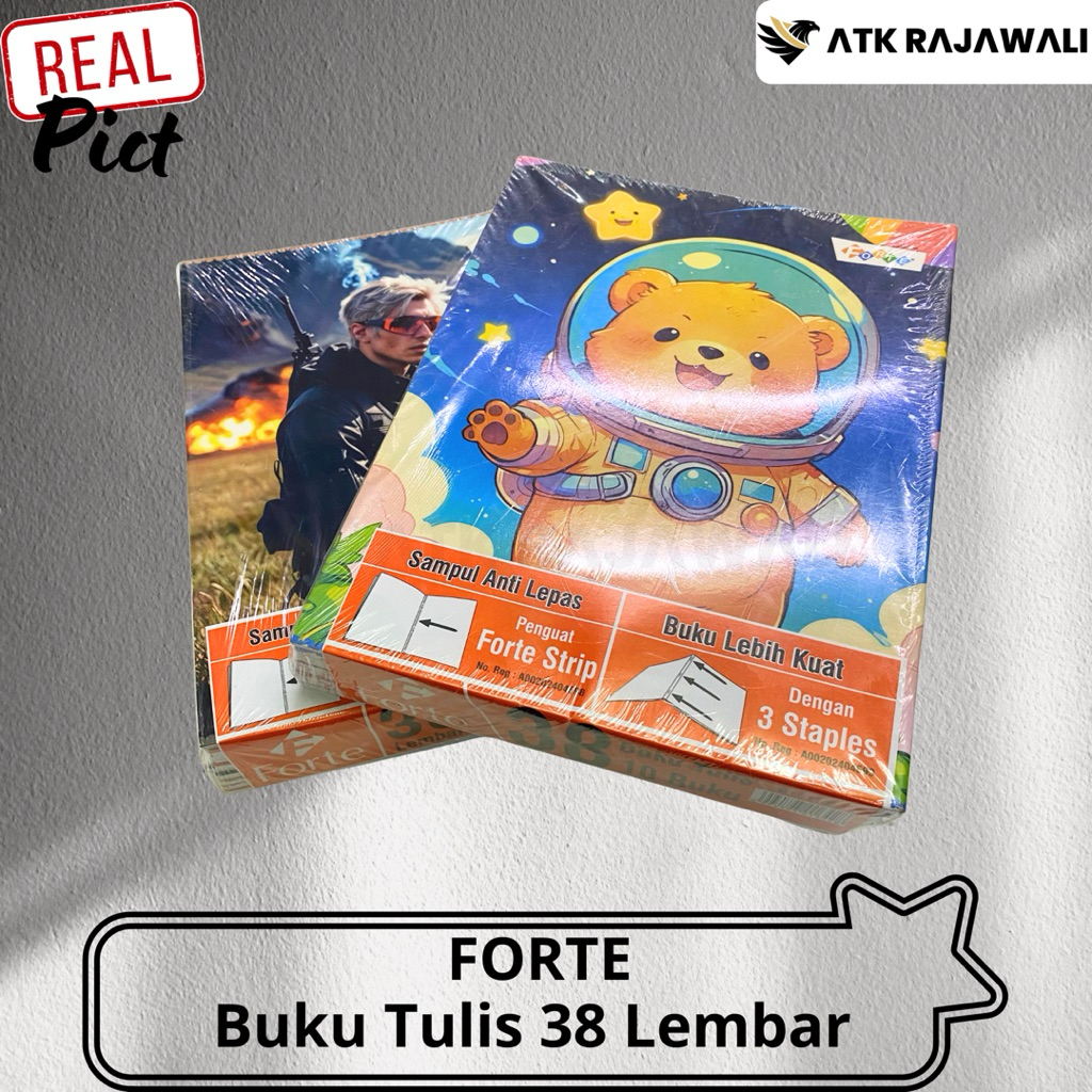 

Buku Tulis 38 Lembar Forte (10Pcs)