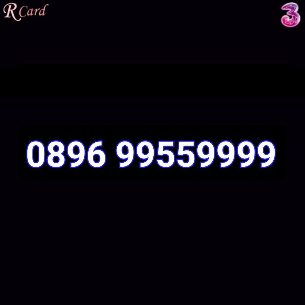 Perdana Nomor Cantik Three Tri 9955 9999 AABBAAAA Angka Ganjil 99559999 Rapi