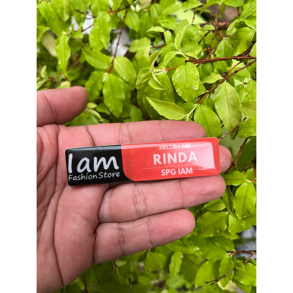 

nama dada name tag bisa request