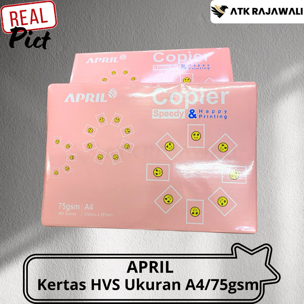 

Kertas Hvs A4 Copier April 75 Gsm (1 Rim/500 Lembar)