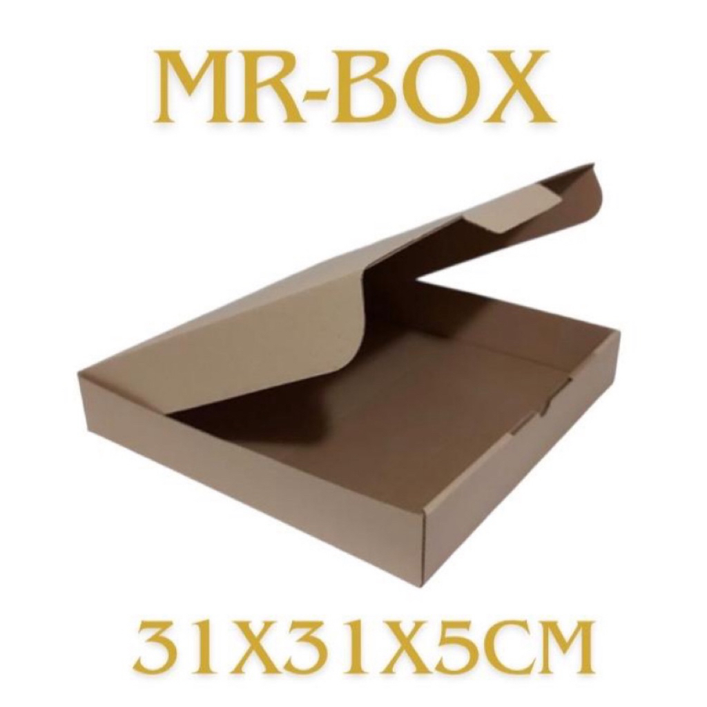 

Kardus karton polos uk. 31x31x5 cm - box karton model DIE CUT PIZZA