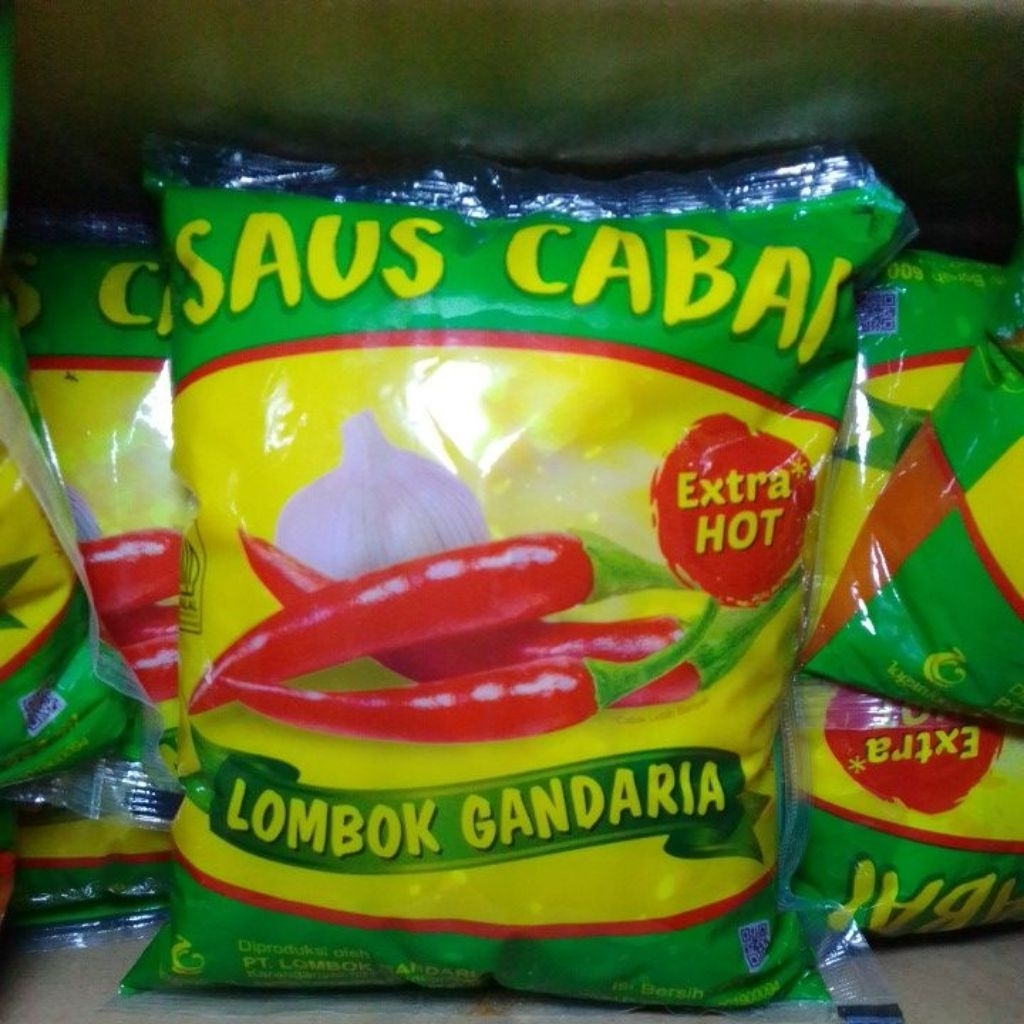 

Saus Cabai Extra Hot Lombok Gandaria 600 ml Enak Pedas