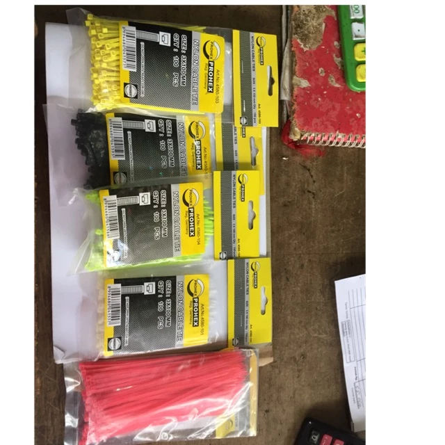 

Kabel Ties 3mmx100mm Prohex - kabel ties nylon tebal