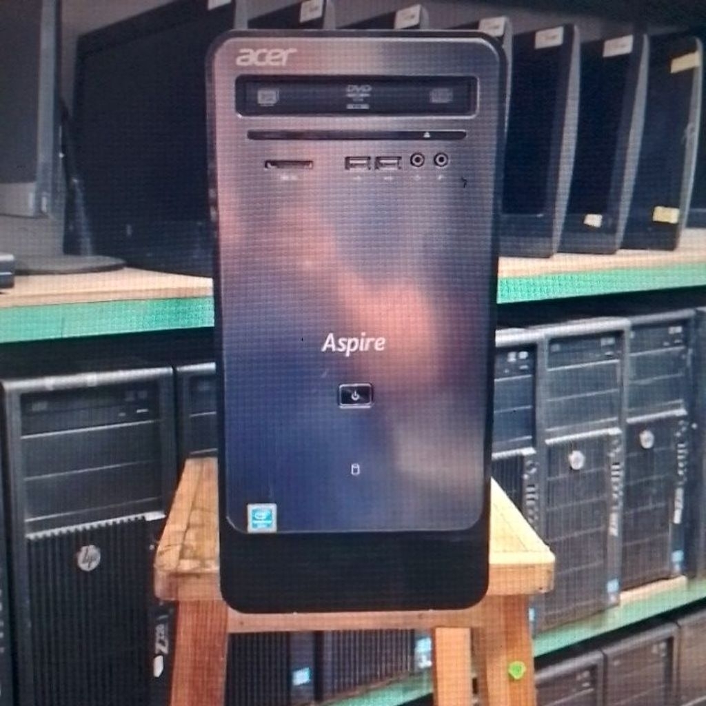 OBRAL MURAH PC ACER ASPIRE TC 708 INTEL GOLD G5400 RAM 8GB HDD 500 DVD ONLY MURAH MANTUL