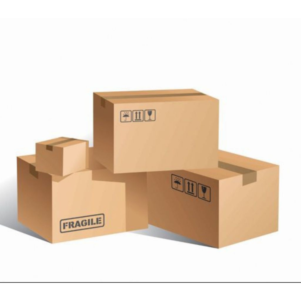 

packing kardus + tambahan freebies