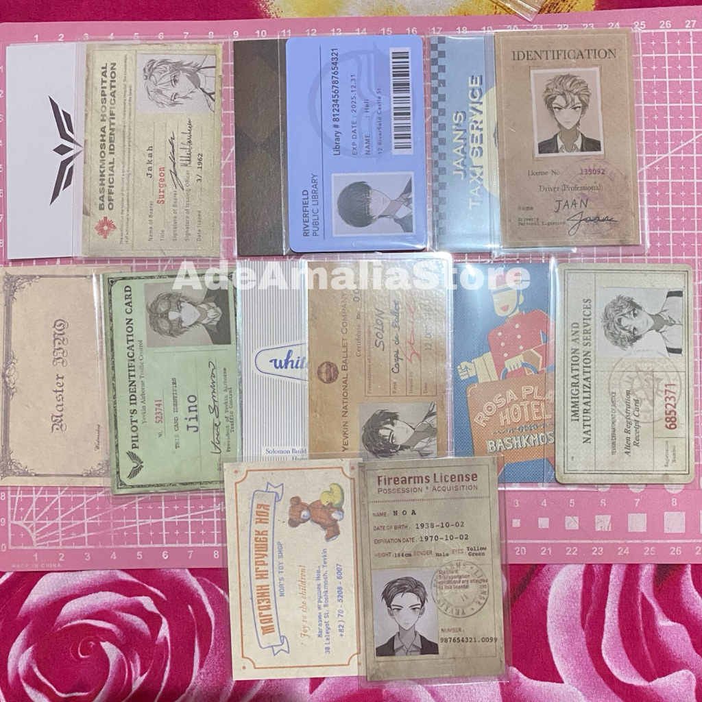 ENHYPEN ID & NAME CARD MEMORABILIA SET