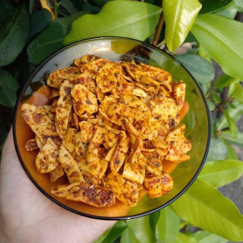 

OTAK OTAK PEDAS DAUN JERUK CRISPY 500 GRAM