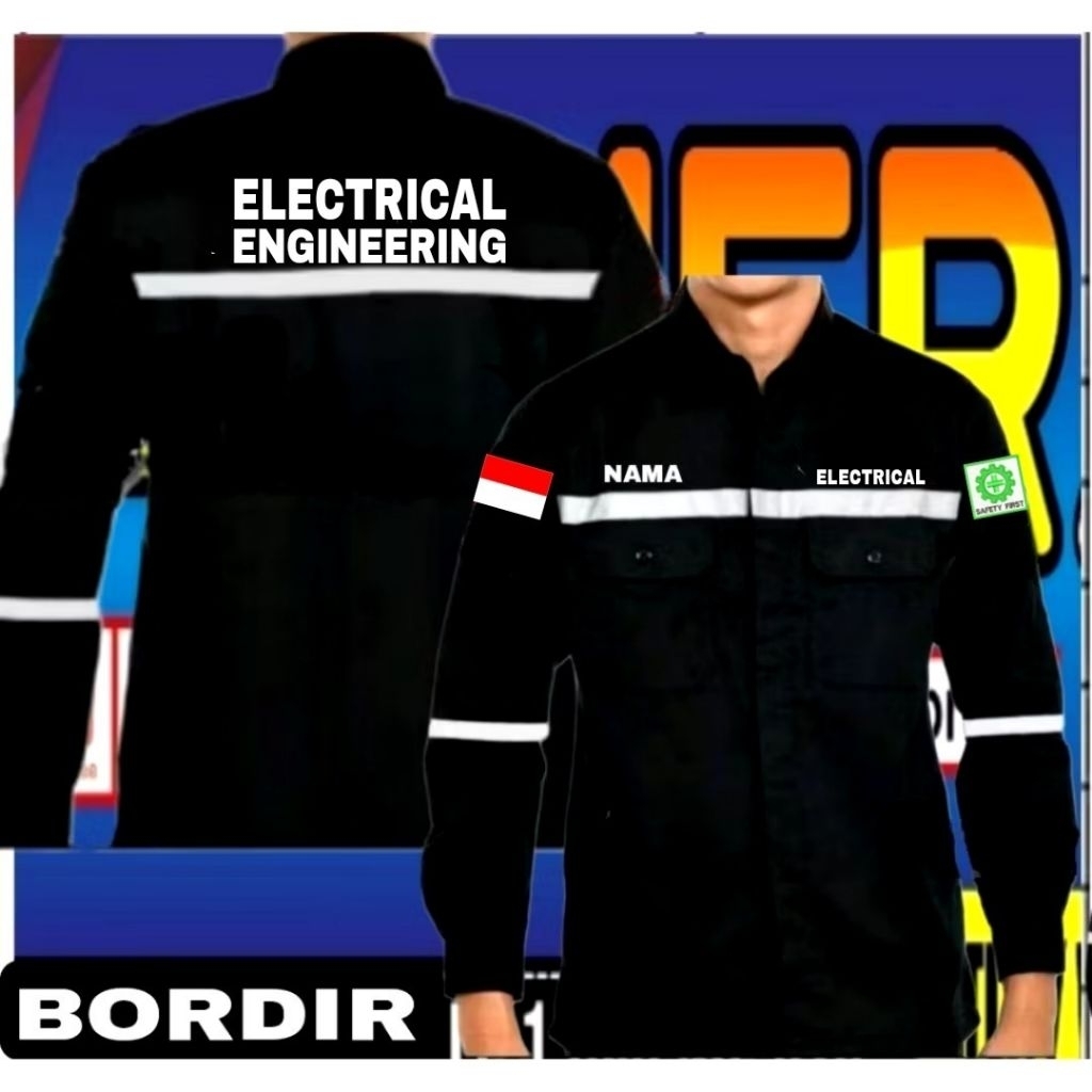wearpack engineer Kemeja electrical engineering baju electrical engineering seragam electrical engin