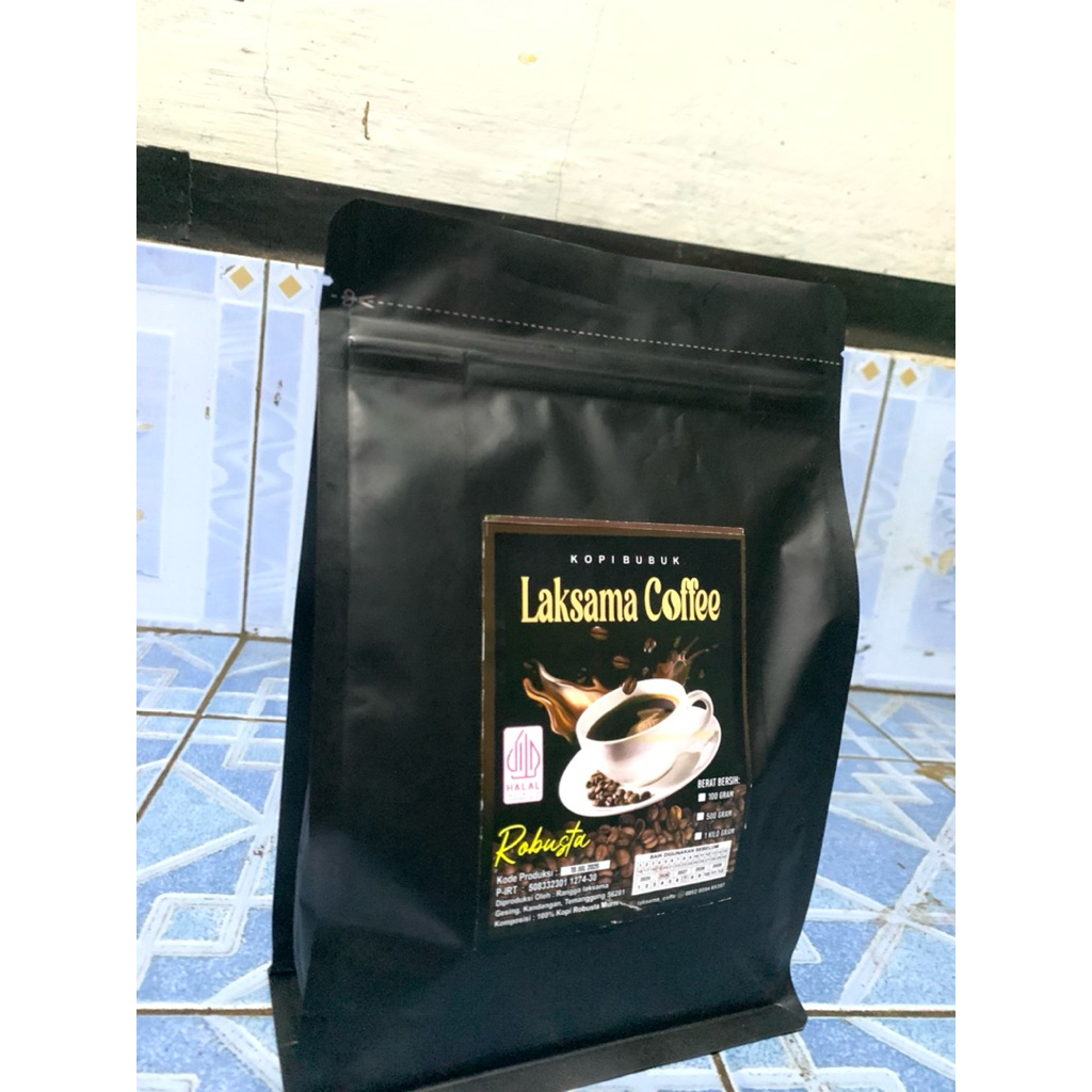 

kopi bubuk robusta Temanggung tanpa campuran apapun murni kopi 100% kemasan 500gr