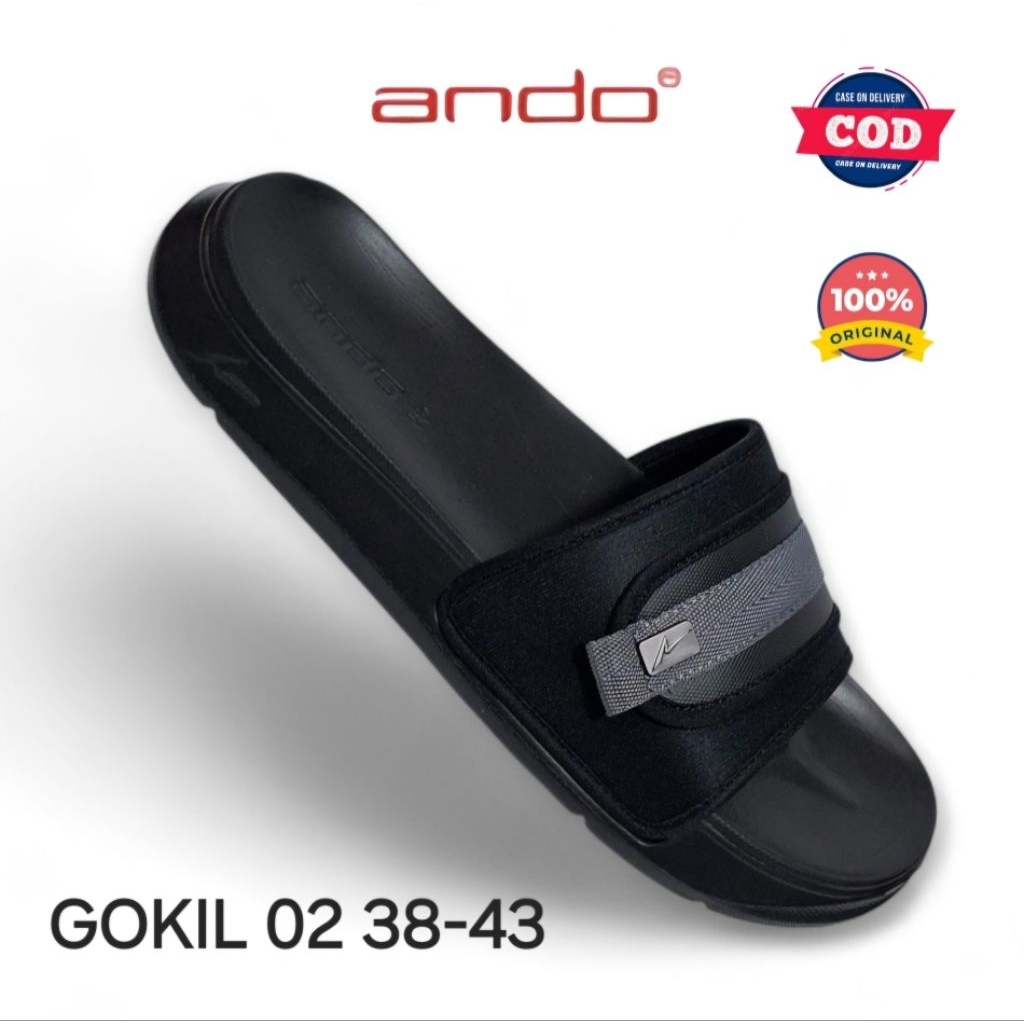SENDAL ANDO SLOP PRIA TERBARU DI JAMIN 100% ORIGINAL