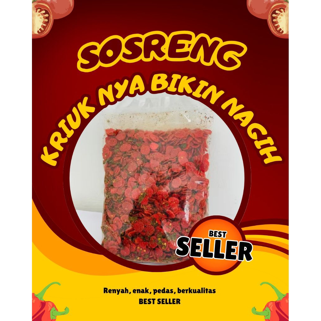 

sosis goreng pedas daun jeruk1kg,sosreng, sosis goreng