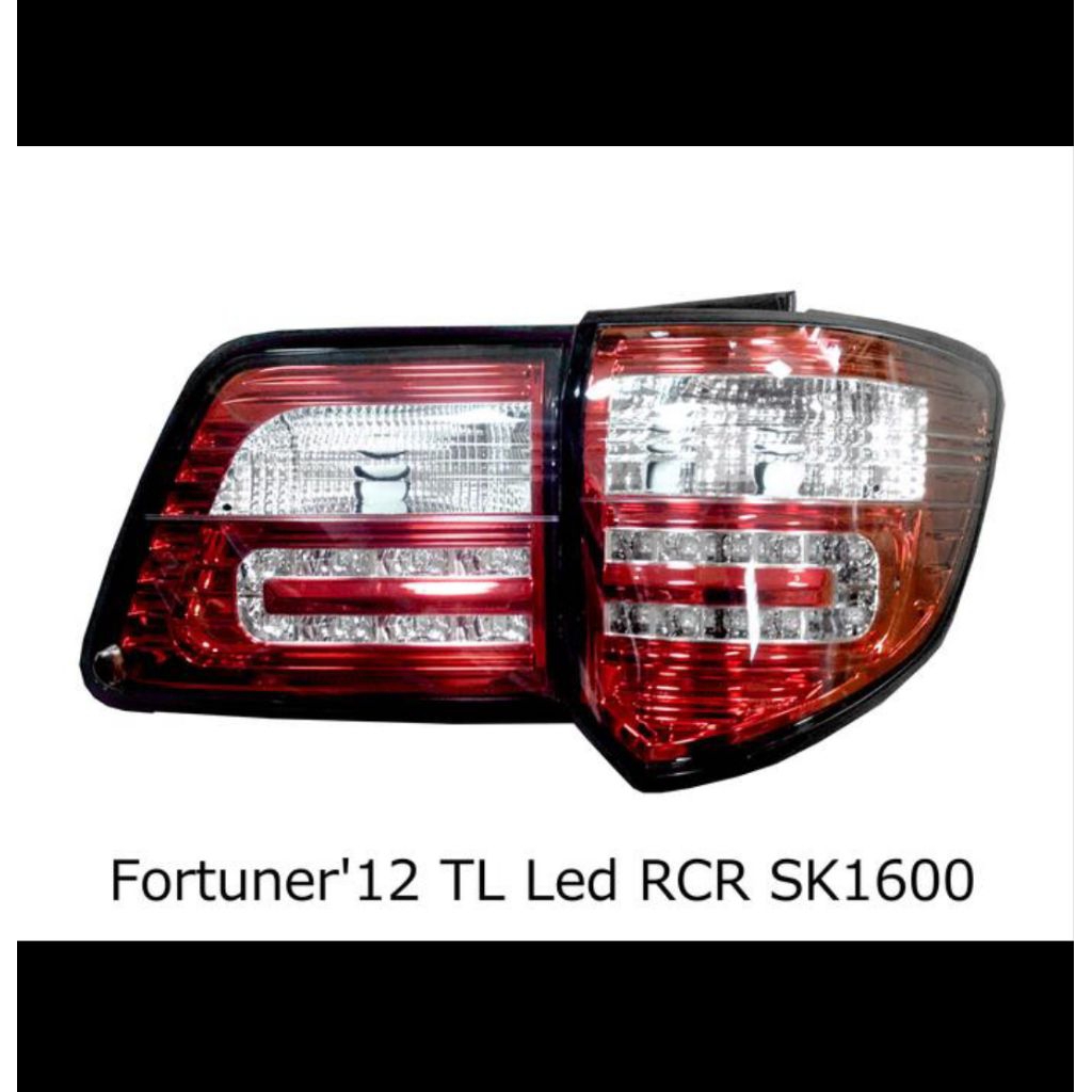 Stoplamp fortuner 2012-2015 red clear