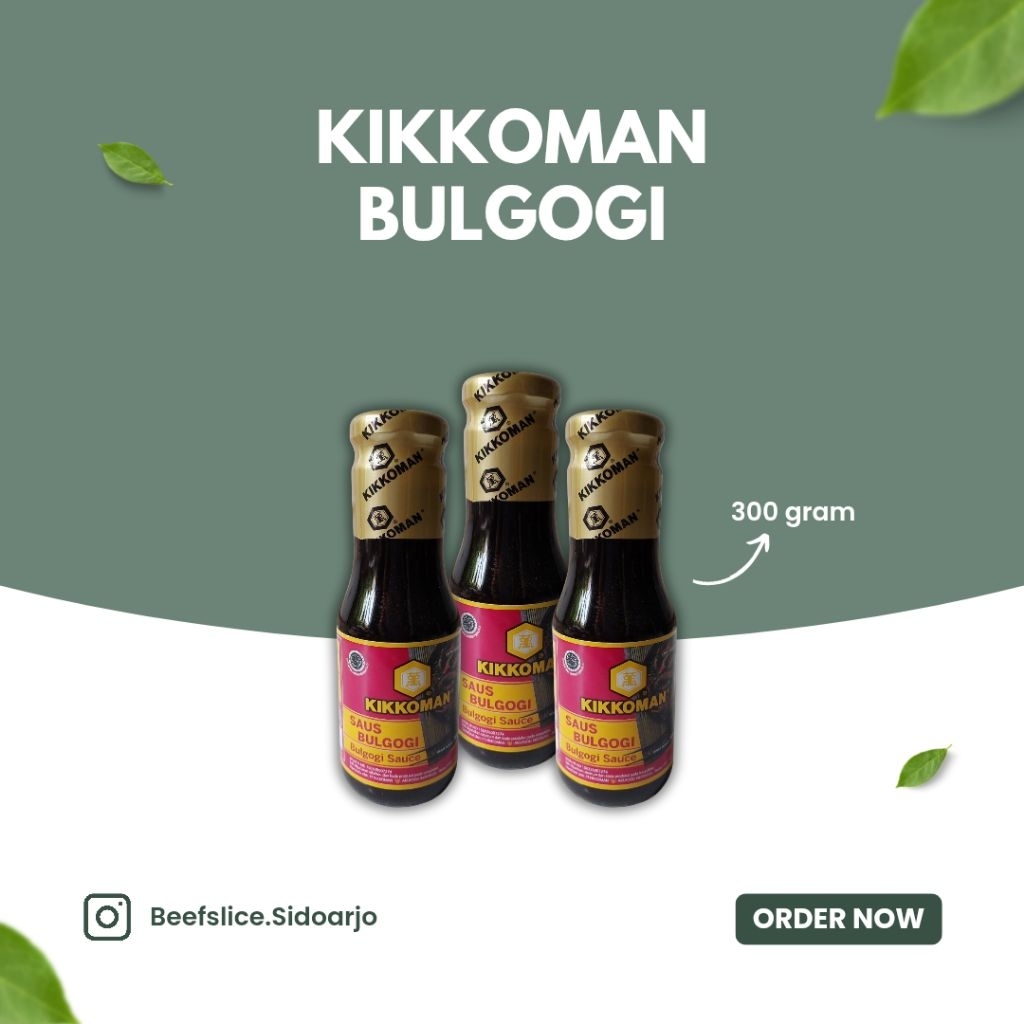 

READY Saus Kikkoman Bulgogi 300 Gram