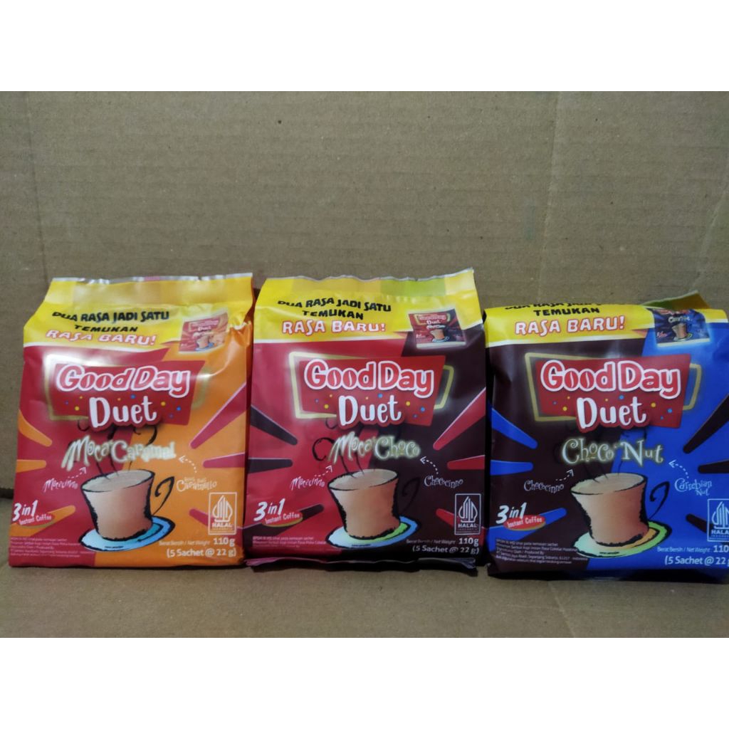 

kopi good day duet isi 5 sachet