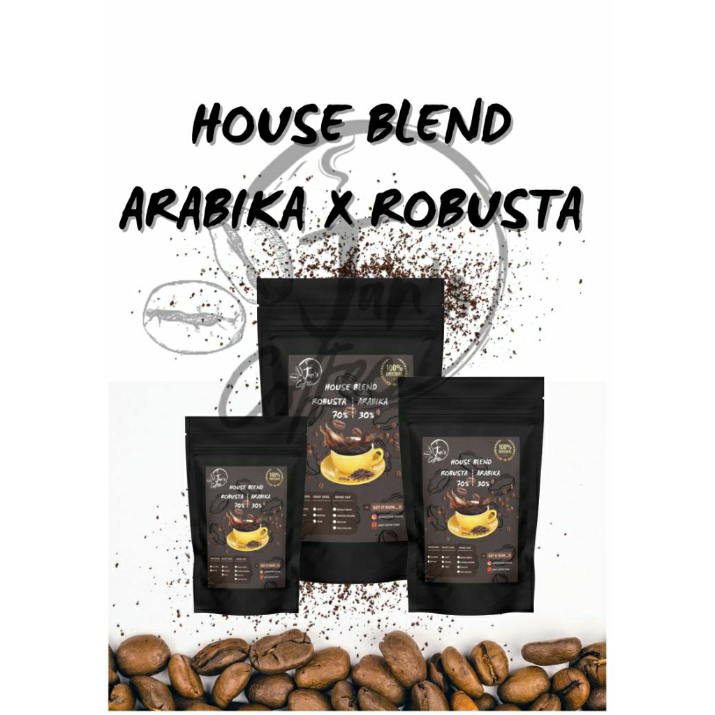 

HOUSE BLEND ROBUSTA X ARABIKA 70:30