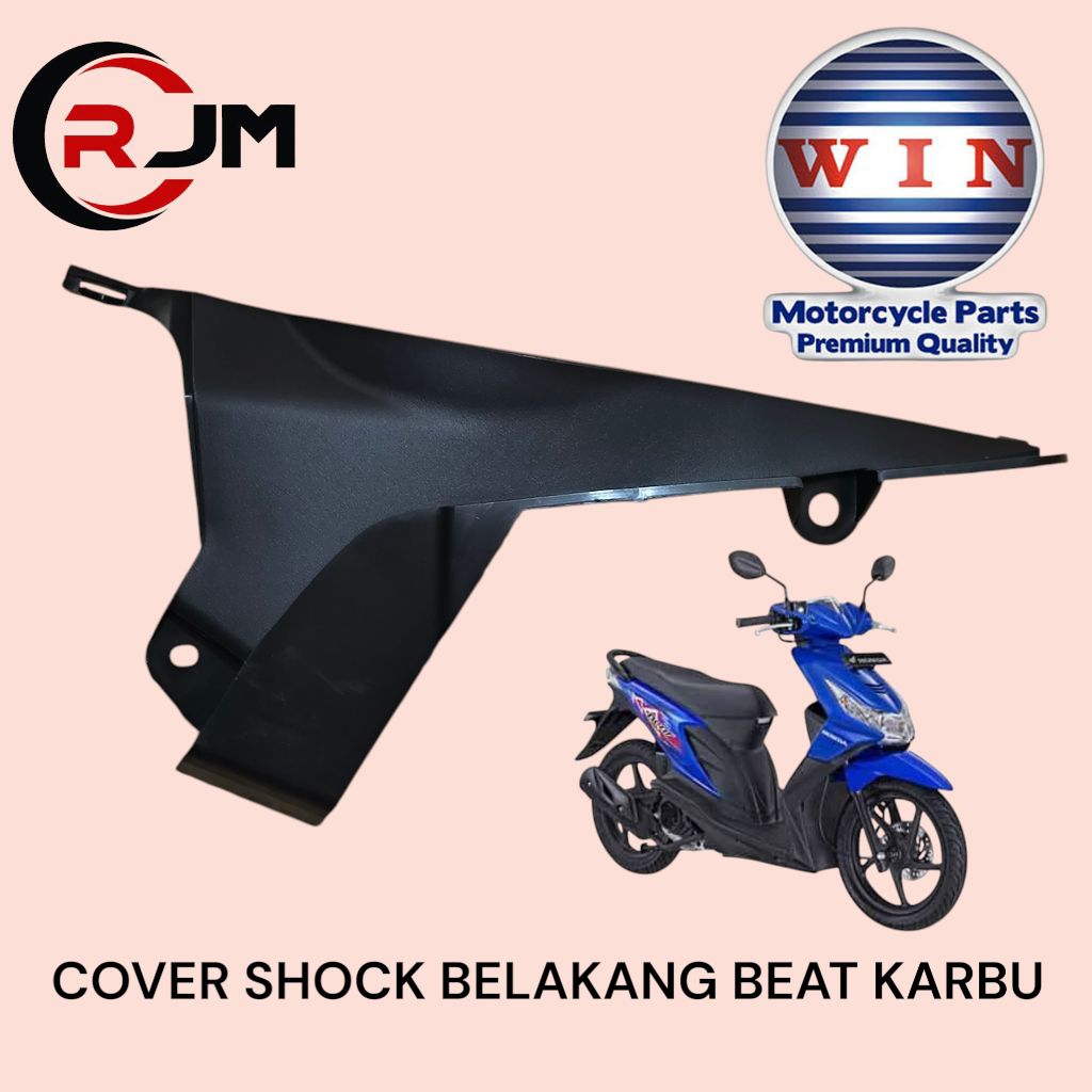 CSBKVYW COVER SHOCK BELAKANG BEAT KARBU COVER SHOCK HONDA BEAT KARBU COVER TUTUP SHOCK BELAKANG BEAT