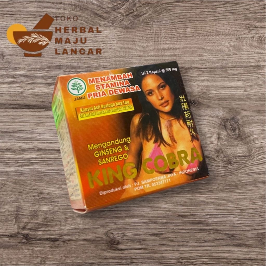 jamu herbal king cobra kpsul original