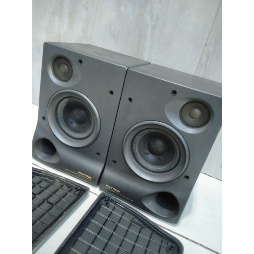 speaker polytron pasif 4 inch 2 way original mega power