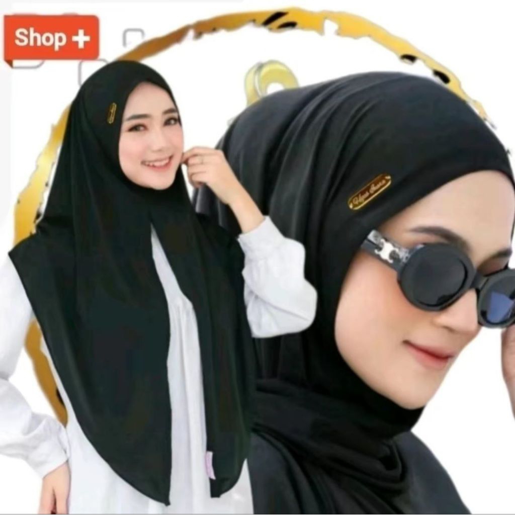Hijab Segitiga Instan Berlabel Akrilik Mewah Hijab Instan Terbaru Jersey Premium Adem Jilbab Jilbab 