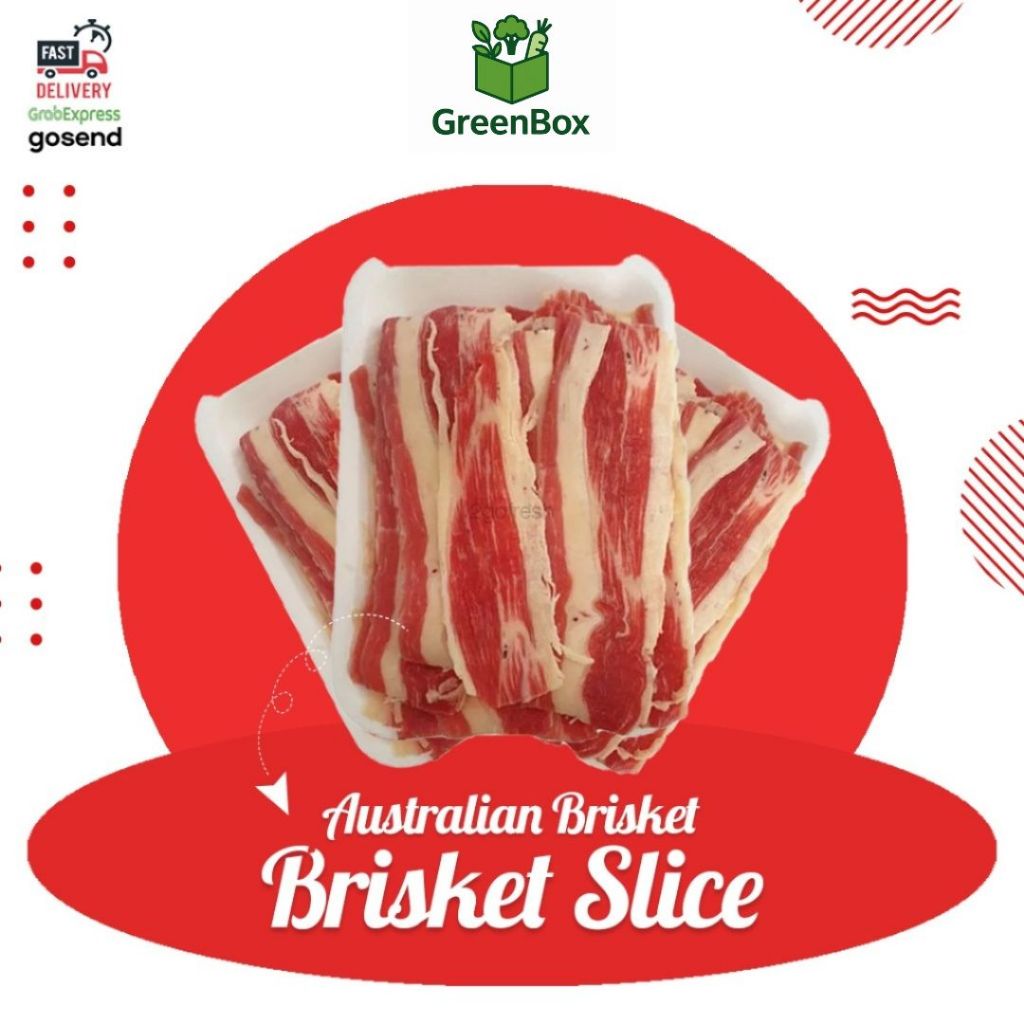 

Australian Brisket Slice Premium Daging Sapi / Daging Sapi